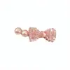 Pinza para el pelo con lazo de perlas de cristal, Pinza simple y de moda para flequillo lateral, Pinza de pico de pato, Accesorio para el pelo dulce y elegante con un toque de alta gama