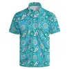 Camisas de Golf Divertidas para Hombre Camisa Polo Hawaiana Divertida Playa Hawaiana Camisa Polo de Verano