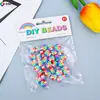 Embalagem com Fecho Argila Macia Fruta Pulseira DIY Contas Soltas Fio para Montar Pulseira Acessórios de Joias Contas Fruta de Argila Macia