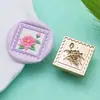 Nuevas Cabezas de Sello de Cobre Serie Floral en Relieve con Diseños de Cereza, Crisantemo Silvestre y Fresa, Cabezas de Sello de Cera Vegetal Artísticas, Venta al por Mayor de Fábrica