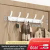 Cabide de Parede com Ganchos para Pendurar Atrás de Portas, Ganchos Adesivos para Entrada Sem Furos, Ganchos Adesivos de Alta Capacidade para Casacos e Chapéus
