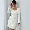 Vestido de manga larga a cuadros estilo moda simple europeo y americano transfronterizo ropa para mujer otoño e invierno 2026 Amazon independiente