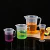 Plástico plástico grande capacidade plástico copo medidor doméstico cozinha plástico transparente copo medidor DIY panificação copo medidor ferramentas de panificação