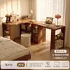 Escritorio de Madera Maciza 2026 Nuevo Modelo Esquina de Dormitorio de Niñas Tocador y Cómoda Integrados Escritorio de Computadora Doble en Forma de L para el Hogar