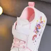 Zapatillas Deportivas Nuevas de Estilo Coreano para Niños Primavera y Otoño, Zapatos de Lona para Niños, Zapatos Casuales Versátiles de Dibujos Animados para Niñas, Zapatos de Tela de Moda