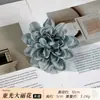 Cabeza de Dahlia Simulada 10cm Flor de Dahlia Flor de Seda Guirnalda DIY Hecha a Mano Tocado Broche Decoración de Caja de Regalo