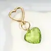 Personalidade Popular Transfronteiriça Doce Feminina Coração Forma Acrílico Cristal Bolsa Criativa Chaveiro Pingente