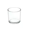Vaso de vela, recipiente de vidrio transparente, taza vacía para aromaterapia, candelabro romántico para dormitorio, adornos, vaso de vidrio rociable multicolor