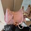 Bolsa de Ombro/Transversal Feminina 2026 Retrô de Nicho Transfronteiriça com Xadrez Diamante Fosco para Sobrancelha Corrente Simples para o Dia a Dia de Alto Valor