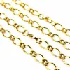 En Stock Collar para Mujer Acero Inoxidable Dorado Cadena de Eslabones Forma de O Fábrica de Joyería Transfronteriza Precio de Fábrica Mayoreo
