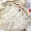 Calcetines de la serie de colores Melard para mujer, de algodón con encaje estilo japonés, color café, color liso atmosférico, calcetines largos de otoño e invierno