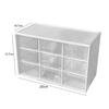 Parche de Cuentas Caja de Almacenamiento Jiugongge Almacenamiento DIY Materiales Hechos a Mano Accesorios Cuentas de Cristal para Cajón Caja de Joyería