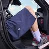 Bermudas Cargo Tendência 2025 com Logo Triangular para Homens e Mulheres, Calças Casuais de Secagem Rápida de Verão, Bermudas Azuis-Marinho de Vários Bolsos no Joelho