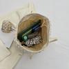 Bolsa Nuvem Estilo Ocidental Nova Feminina Pequena Fresca de Lona Bolsa de Compras Grande Capacidade Tote Bolsa Fofa Estilo Coreano Bolsa Plissada