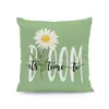 Amazon Cesta de Flores Estilo Pastoral Primavera e Verão Capa de Almofada Floral Almofada de Sofá Tulipa Capa de Almofada Curta de Pelúcia