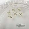 Nuevo Versátil Francés Mariposa Arte de Uñas Accesorios de Pedrería Estilo Coreano Color Sólido Alta Calidad Mariposa Pedrería Material para Uñas Venta al por Mayor