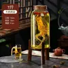 Garrafa de Vinho Especial para Infusão de Vinho, Garrafa de Vinho Selada de Alta Qualidade com Torneira, Garrafão de Vinho de Ginseng 5kg, Garrafão de Vinho, Recipiente de Barril de Vinho