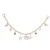 Estilo Bohemio Europeo y Americano Colgante de Estrella de Mar y Caracola Accesorios para Bolsos, Cadena de Bolso DIY de Concha de Estilo Nuevo Simple Personalizado