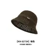 Nuevo Estilo Primavera y Verano Sombrero de Pescador Hueco Transpirable para Mujer, Sombrero de Protección Solar para Salidas, Sombrero Cubo Adelgazante, Sombrero Cubo Versátil