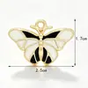 Fabricante de Accesorios de Joyería Estilo Mariposa, Venta al por Mayor de Joyería Hecha a Mano de Aleación DIY, Accesorios de Joyería DIY con Goteo de Aceite de Fábrica