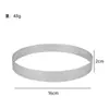 Herramientas para Hornear Anillo Redondo para Mousse con Agujeros Anillo para Tarta Francesa Molde para Tarta de Arroz con Queso Anillo para Tarta Utensilios para Hornear