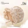 Sombrero de Palacio de Encaje de Moda Estilo Princesa para Bebé Niña Sombrero Fetal para Bebés Pequeños de Meses Gorro Fino de Protección para la Cabeza Primavera y Otoño Gorro para Fontanela