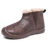 Dropshipping Transfronterizo Nuevas Botas de Nieve de Invierno para Mujer, Suelas Suaves, Superficie Suave, Con Felpa, Zapatos de Algodón Cálidos para Mujer, Zapatos de Madre