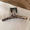 Pinza para el pelo de pintura al óleo retro estilo coreano pintada a mano, una pinza de tiburón sofisticada y elegante para la parte trasera de la cabeza, accesorio para el cabello