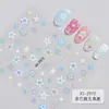 Autocolantes de Unha Estrela de Cinco Pontas de Verão Dopamina Estrelado Vazado Simples Fresco Autoadesivos Decorações para Unhas