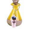 Chaveiro de Plástico Macio Pvc Desenho Animado Mais Vendido Impressão UV Dupla Face Estrela Versão Q Acessórios para Sacola de Presente
