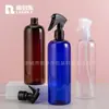 Botella de plástico PET de 500 ml botella con atomizador negro botella para limpiar manchas de aceite botella con fotocatalizador formaldehído suministros para coche botella