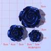 Flores barrocas rosas vintage hechas a mano diy crema gel pinza para el cabello accesorios resina accesorios materiales para joyería al por mayor