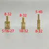 Herramienta de Limpieza de Armas Adaptador de Latón Moleteado Adaptador de Tornillo de Cobre de Doble Extremo Artículo Más Vendido en Amazon