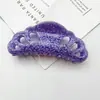 Shangxuan Joyería Pinza para el Cabello de Ácido Acético Cabeza de Leopardo Pinza para el Cabello Pinza para el Cabello Elegante Tamaño Grande Pinza de Tiburón Pinza para el Cabello de Disco