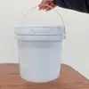 Balde plástico de 5 litros, balde redondo de 5 litros, material PP de grau alimentício, balde de tinta, balde de alimentos, balde de embalagem para transferência