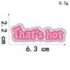 Jianxing en stock nuevo personalizado transfronterizo para niña bordado a máquina logotipo bordado parches de tela decoración de ropa parches adhesivos con pegamento trasero
