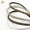 Tira de dibujo de semicírculo tridimensional de pedrería al por mayor accesorios para joyería DIY diamante de cristal equipaje ropa cordón decorativo para zapatos accesorios de taladrado en caliente