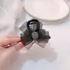 Horquilla Advanced Sense para mujer, con lazo, con clip para la parte trasera de la cabeza, pequeña, con clip de tiburón rojo para el cabello, horquilla con disco, accesorio para el cabello