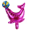Juguete de arreglo para fiesta de cumpleaños infantil, globo, mini globo de dibujos animados de película de aluminio para push de WeChat, globo Bobo de bola interior, venta al por mayor