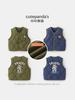 Chaleco de Felpa Kaka Panda para Niños Ropa de Invierno para Niños Chaleco Cálido de Invierno para Bebés Ropa de Otoño e Invierno para Niñas y Bebés