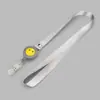 Cordão Retrátil para Crachá para Cartões de Identificação, Cordão para Crachá de Trabalho, Porta-Crachá de Trabalho, ID de Trabalho com Fivela de Puxar Fácil