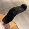 Francês Elegante Elegante Prendedor de Rabo de Cavalo Prendedor de Cabelo de Pelúcia Grampo de Cabelo Grande Prato Mao Parte de Trás da Cabeça Grampo de Bico de Pato Headwear