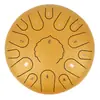 Tambor de Lengua de Acero de 13 Pulgadas / 14 Pulgadas y 15 Tonos, Instrumento de Percusión Zen para Principiantes y Ejecución Profesional