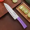 Cuchillo de Corte Multifuncional Estilo Coreano, Cuchillo de Cocina Perforado, Cuchillo para Frutas y Verduras, Acero Inoxidable Exquisito Cuchillo de Cocina Sushi Sashimi Chef