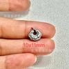 Accesorios retro de plata antigua de Shanxi, pequeño colgante de calabaza de la suerte marca GUI perro de jade notoginseng plata DIY texto juego joyería