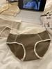 """Un Poco Borracha, un Poco Romántica" [Perezoso y Cómodo] Hilo Bordado Ropa Interior para Mujer Calzones de Algodón Puro para Mujer"""