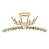 Oferta Especial Transfronteiriça Moda Acessórios de Cabelo Coque Grampo de Cabelo Presilha de Tubarão Presilha com Strass Acessório de Cabelo em Formato de Coração Gravata Borboleta Grampo de Cabelo para Menina