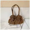 Ruien 2026 Nuevo Estilo Coreano Bolso de Hombro Único Bolso Tote Moda Simple Plisado Bolso Nube Gran Capacidad Moderno