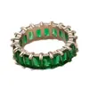 Anel de Strass Estilo Europeu e Americano Transfronteiriço Sentido de Alta Qualidade Edição Larga Anel de Pedras Brilhantes para Homens e Mulheres Moda de Luxo Leve Ornamentos de Mão Personalizados