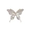 Zhaoshun Mariposa Estéreo 3D Pedrería Transferencia de Calor Dibujos Animados Pedrería Mariposa Hueca Decoración DIY para Zapatos Pinza para el Cabello Accesorio para el Cabello Decoración de Bolsa